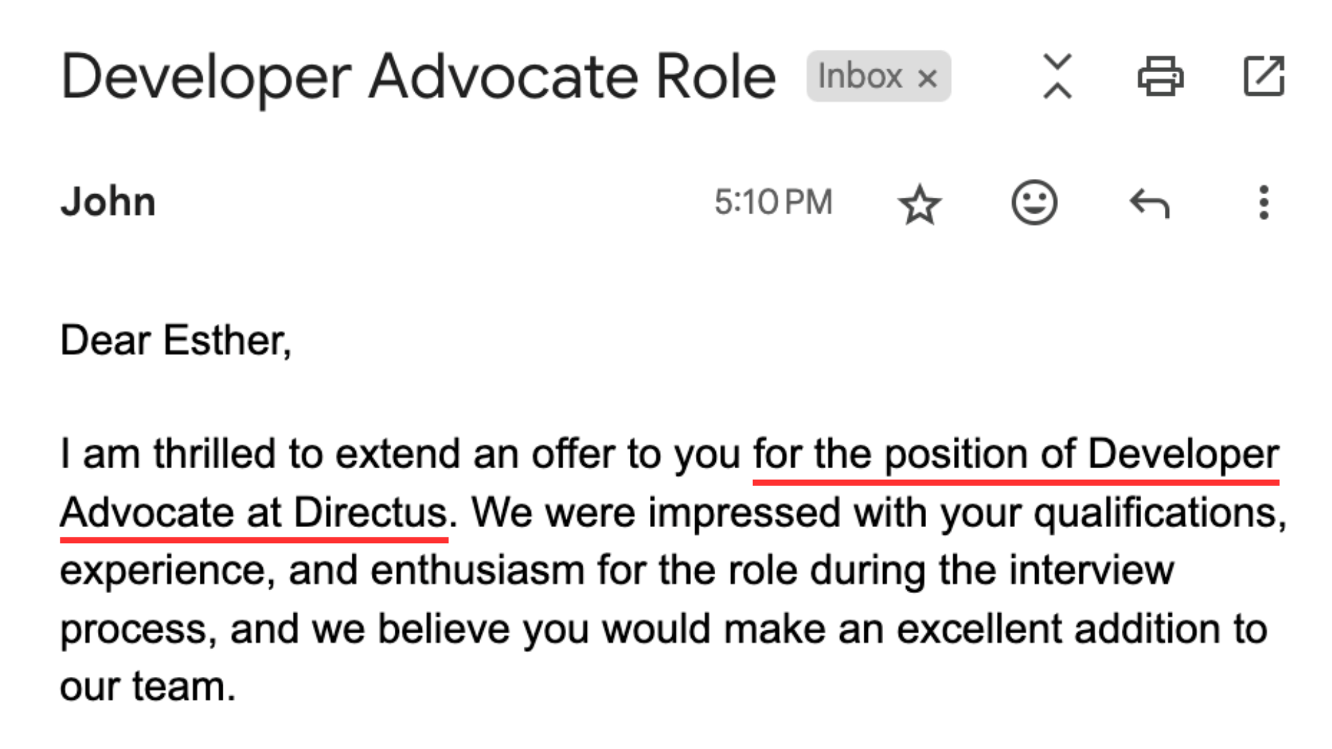 I got multiple job offers via email, without sending out dozens of applications.