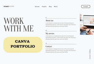 Canva Portfolio Template