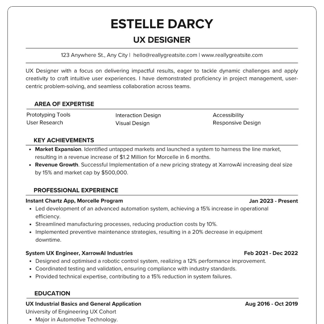 Resume Overhaul